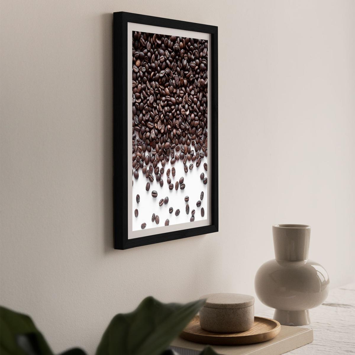 Breakfast Coffee Confetti Art Print Black Frame – image 8