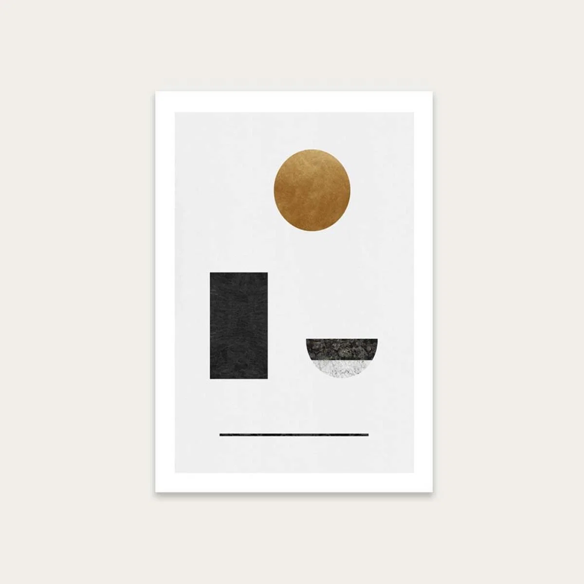 Abstract Geometric I Art Print Unframed – image 1