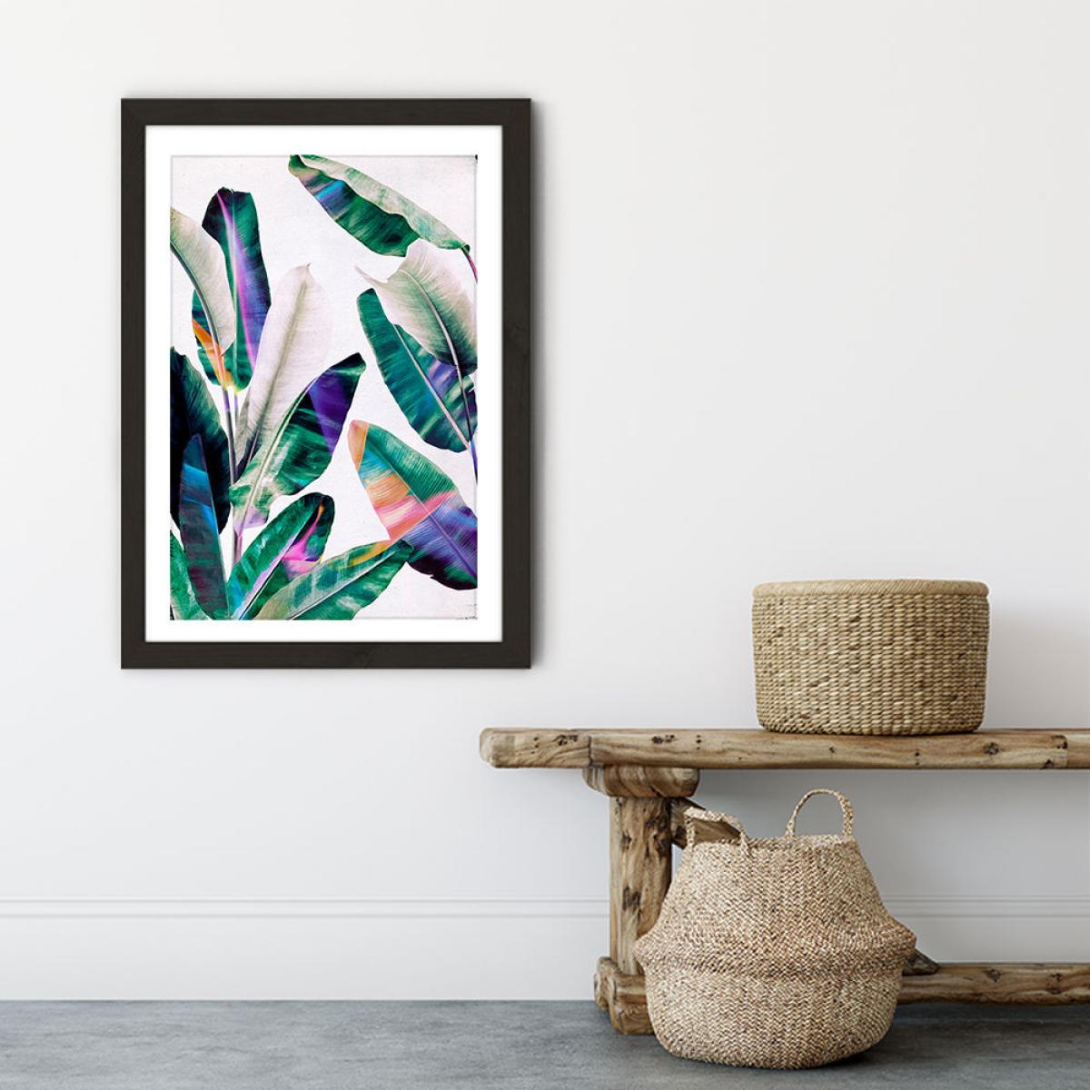 Tropical No. 1 Art Print Black Frame – image 3