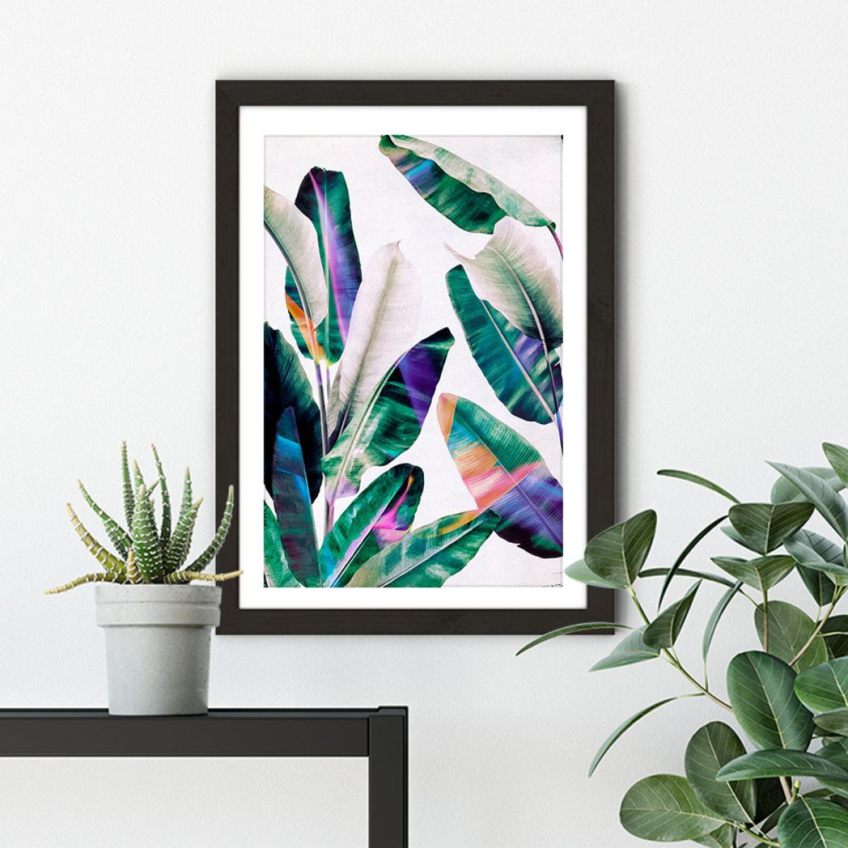 Tropical No. 1 Art Print Black Frame – image 4