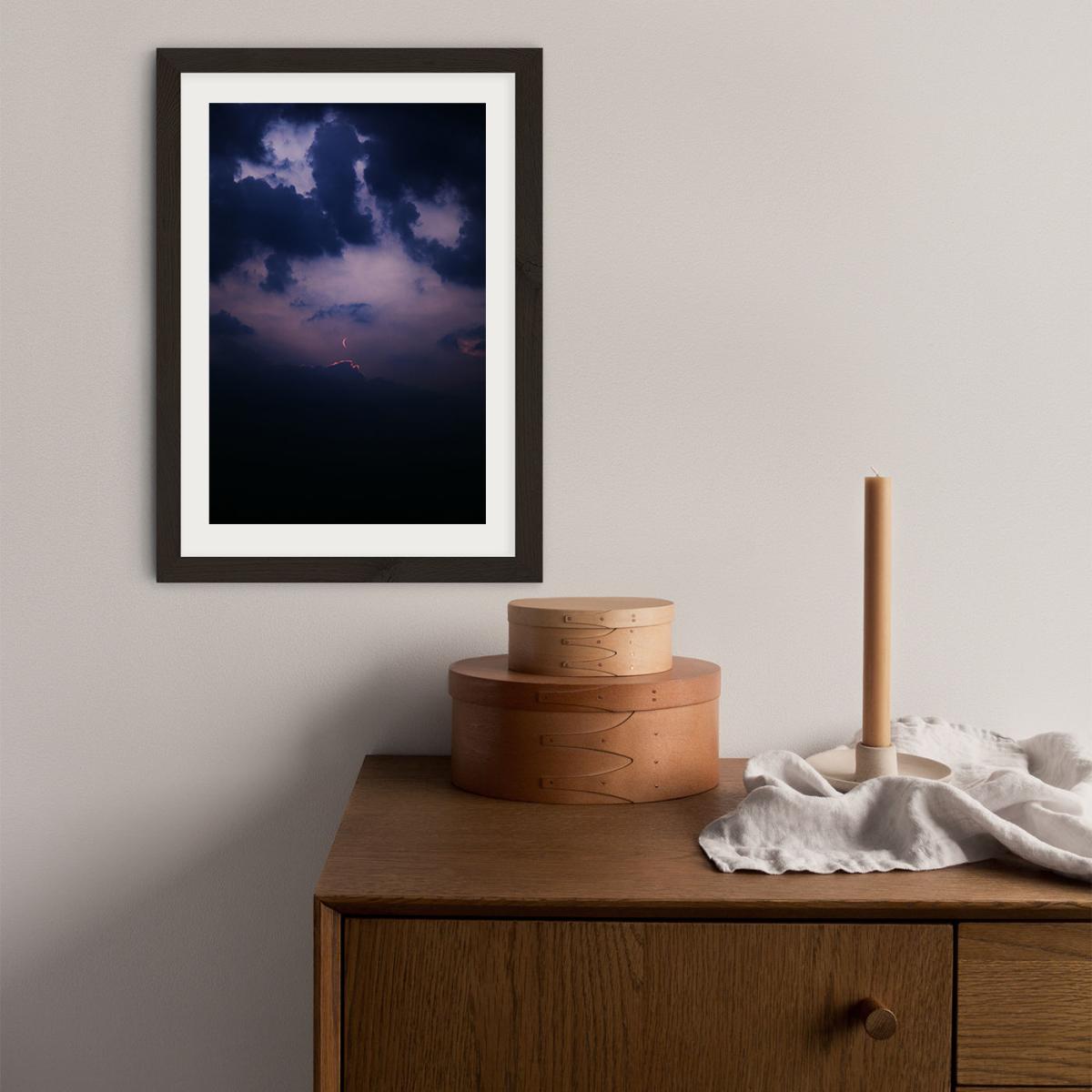 Afterglow Art Print Black Frame – image 4