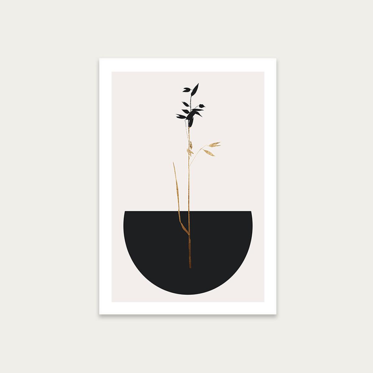 Planta Negra Art Print Unframed