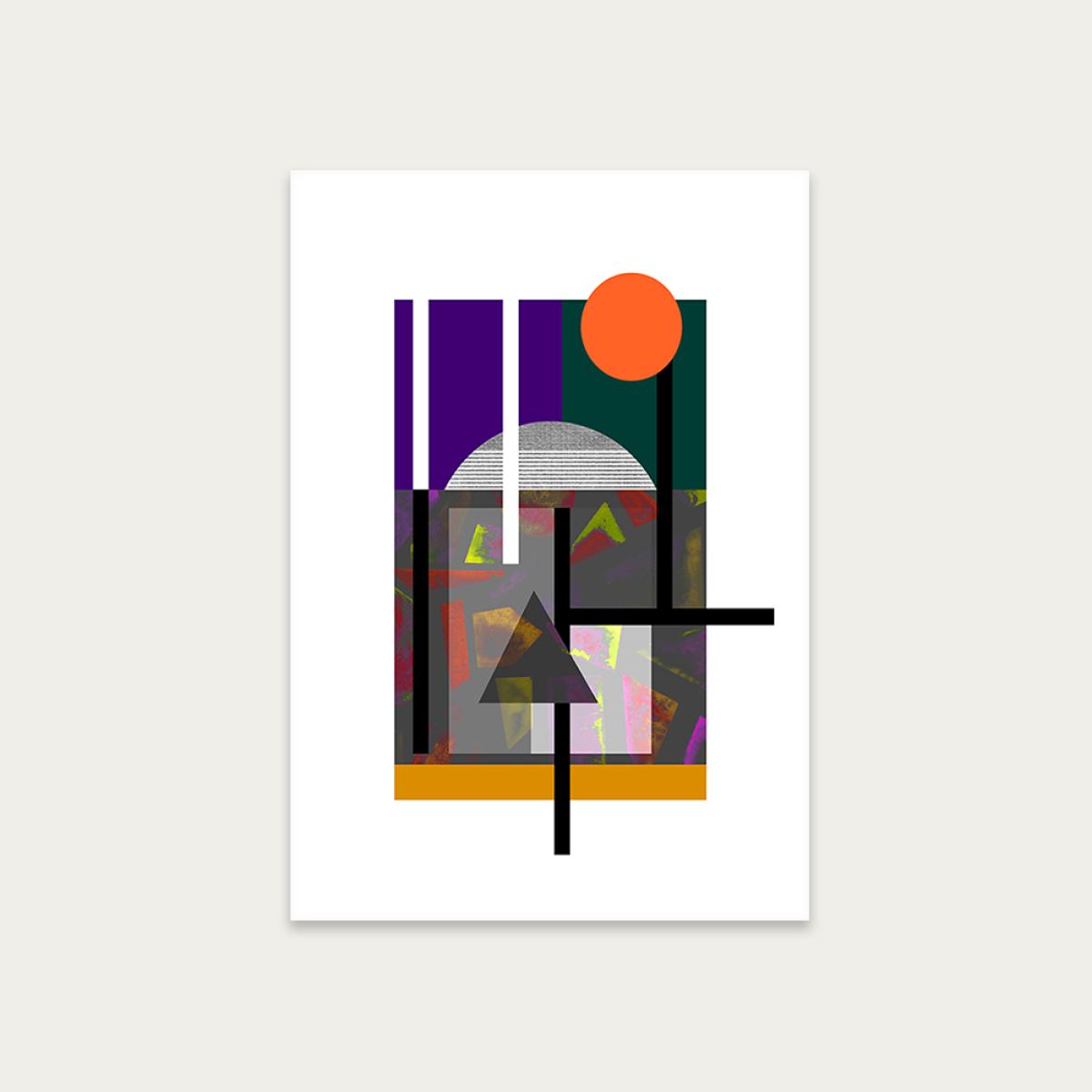Retro Retro Art Print Unframed