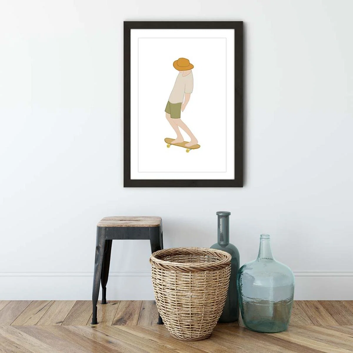 Jazz Art Print Black Frame – image 3