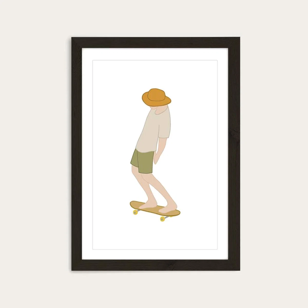 Jazz Art Print Black Frame – image 1