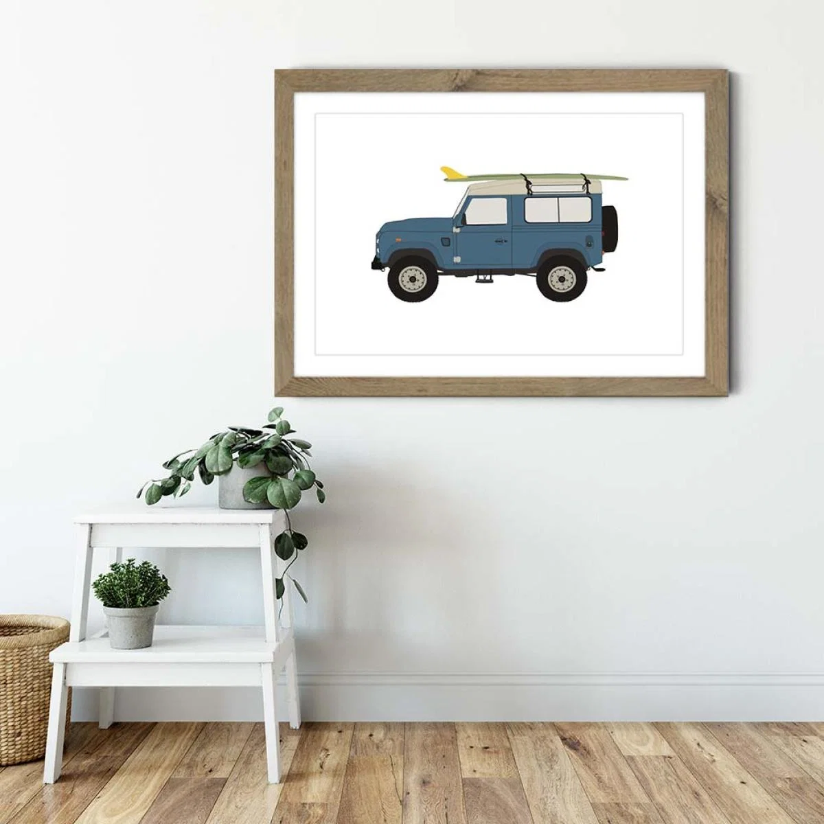 Landy Art Print Oak Frame – image 4