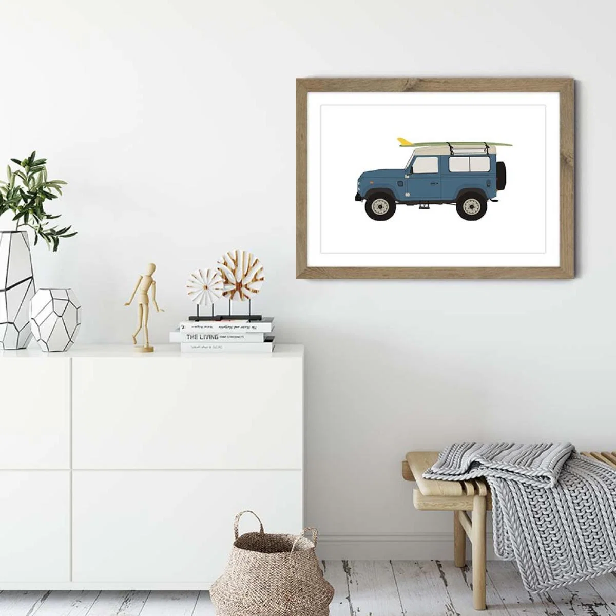 Landy Art Print Oak Frame – image 5