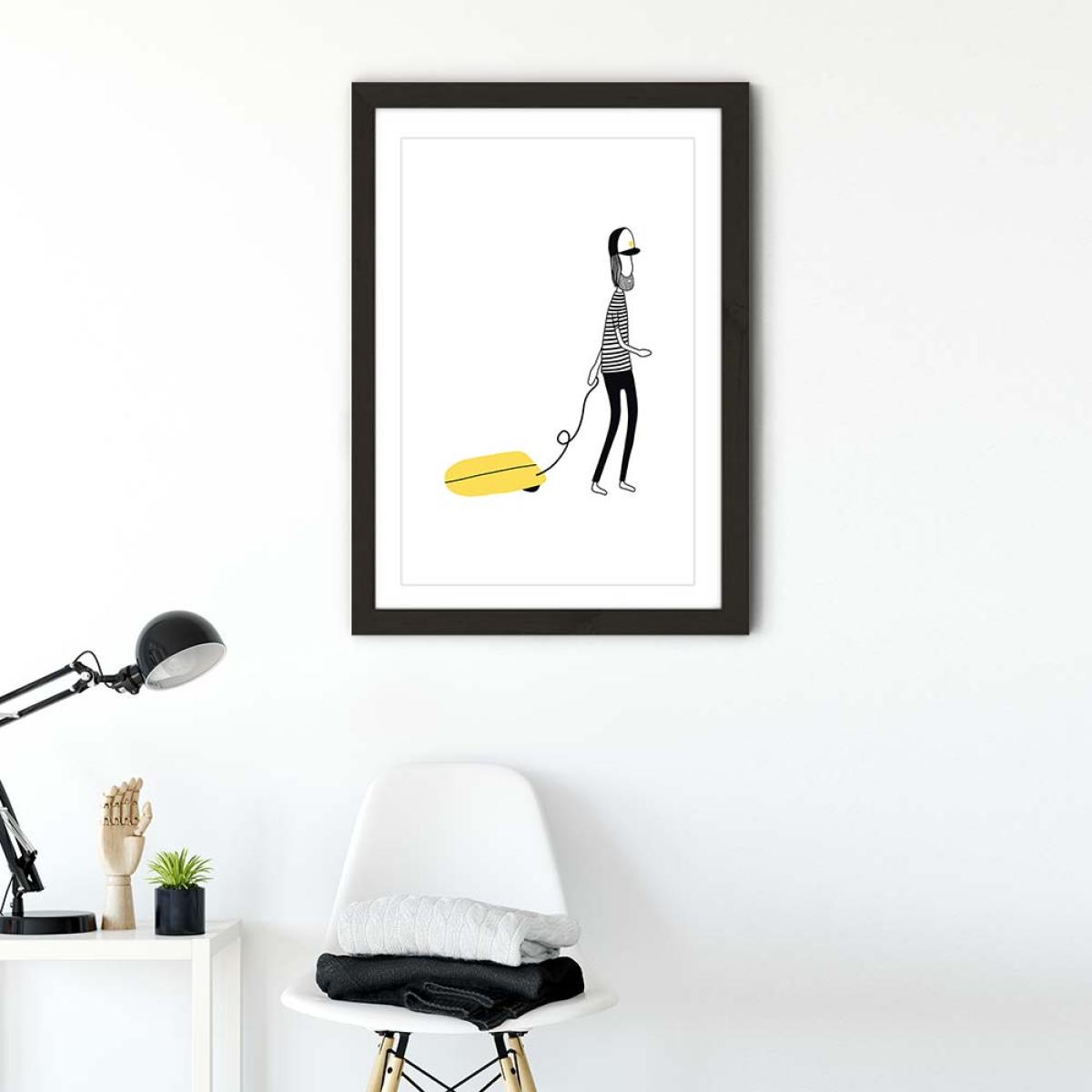 Simmons Art Print Black Frame – image 2