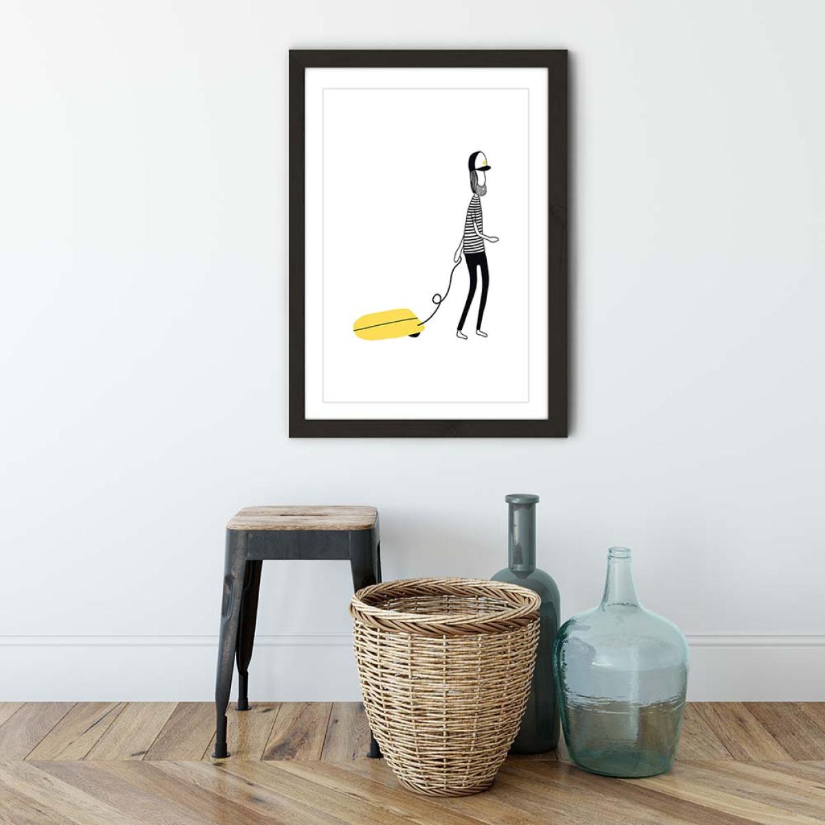 Simmons Art Print Black Frame – image 3