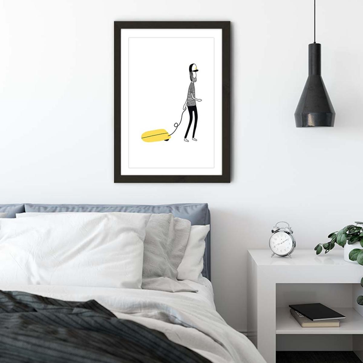 Simmons Art Print Black Frame – image 4