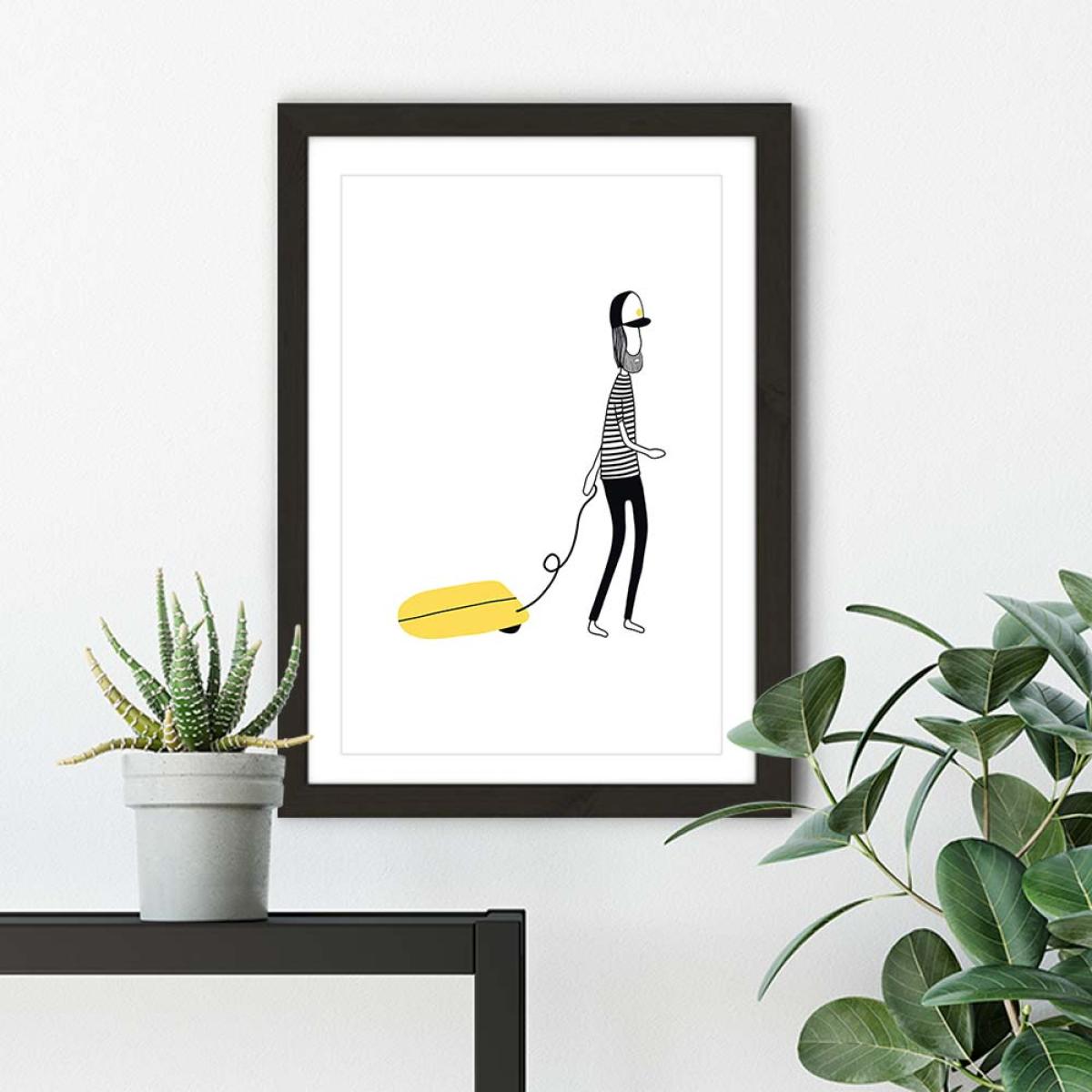 Simmons Art Print Black Frame – image 5