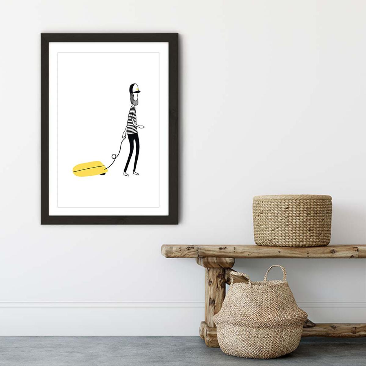 Simmons Art Print Black Frame – image 6