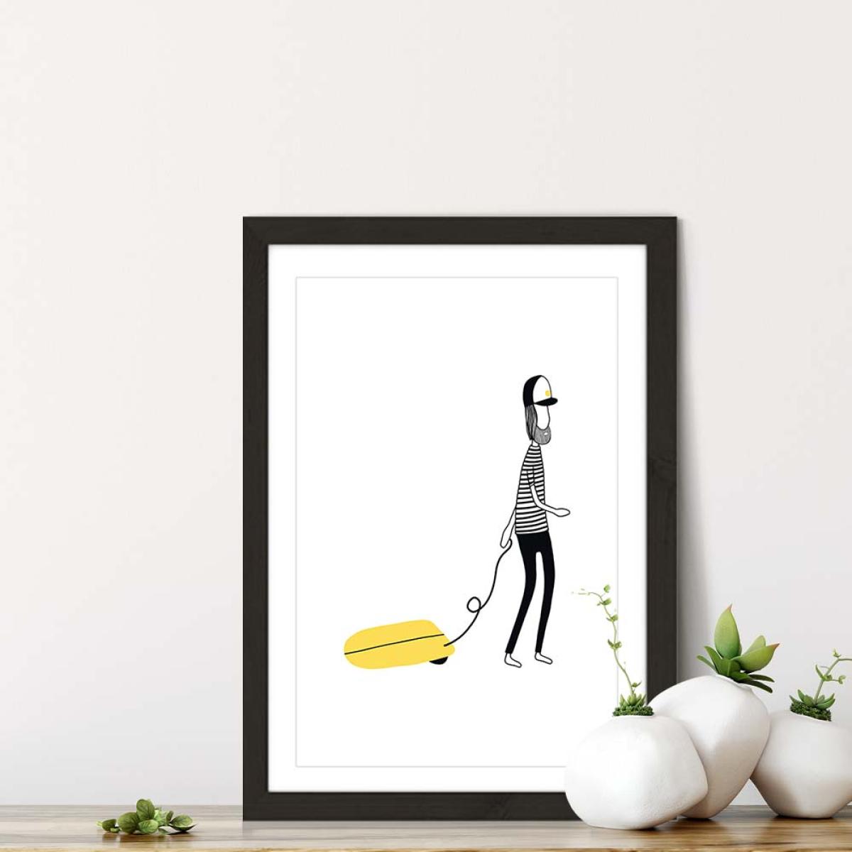 Simmons Art Print Black Frame – image 7