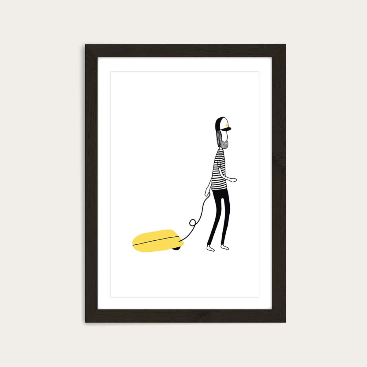 Simmons Art Print Black Frame – image 1