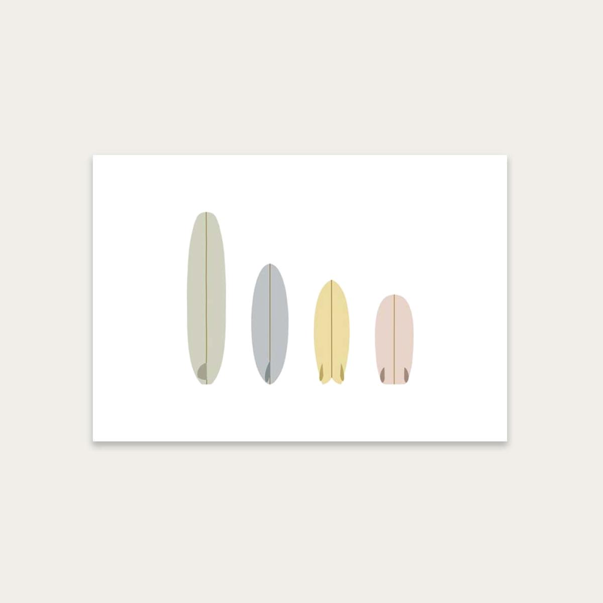 Mellow Vibes Quiver Art Print Unframed