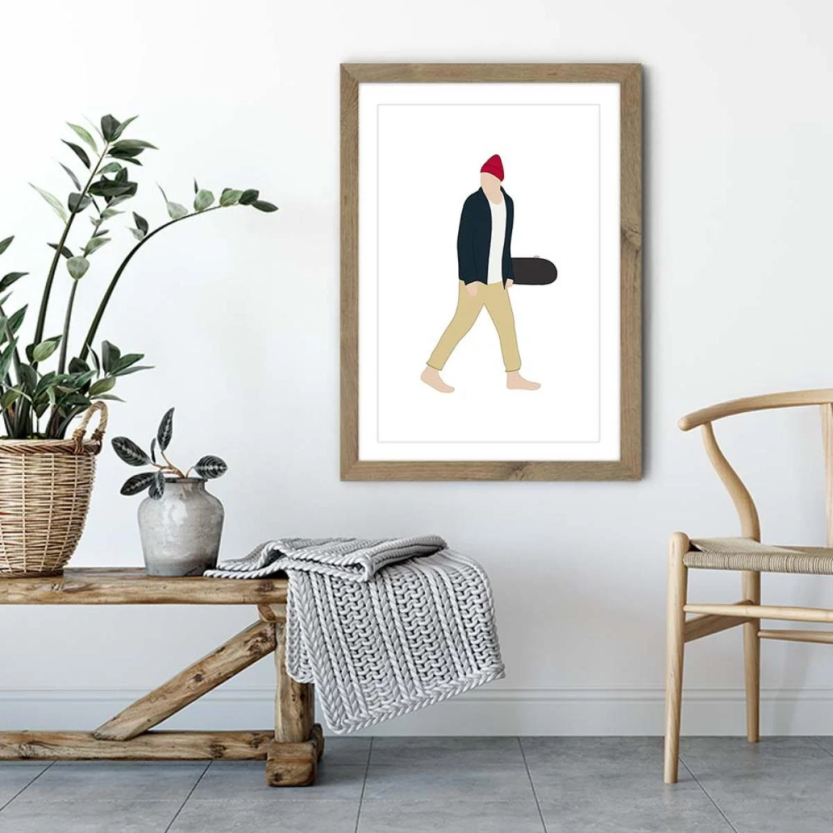 Classic Art Print Oak Frame – image 4