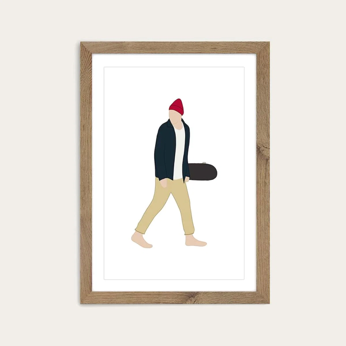 Classic Art Print Oak Frame – image 1
