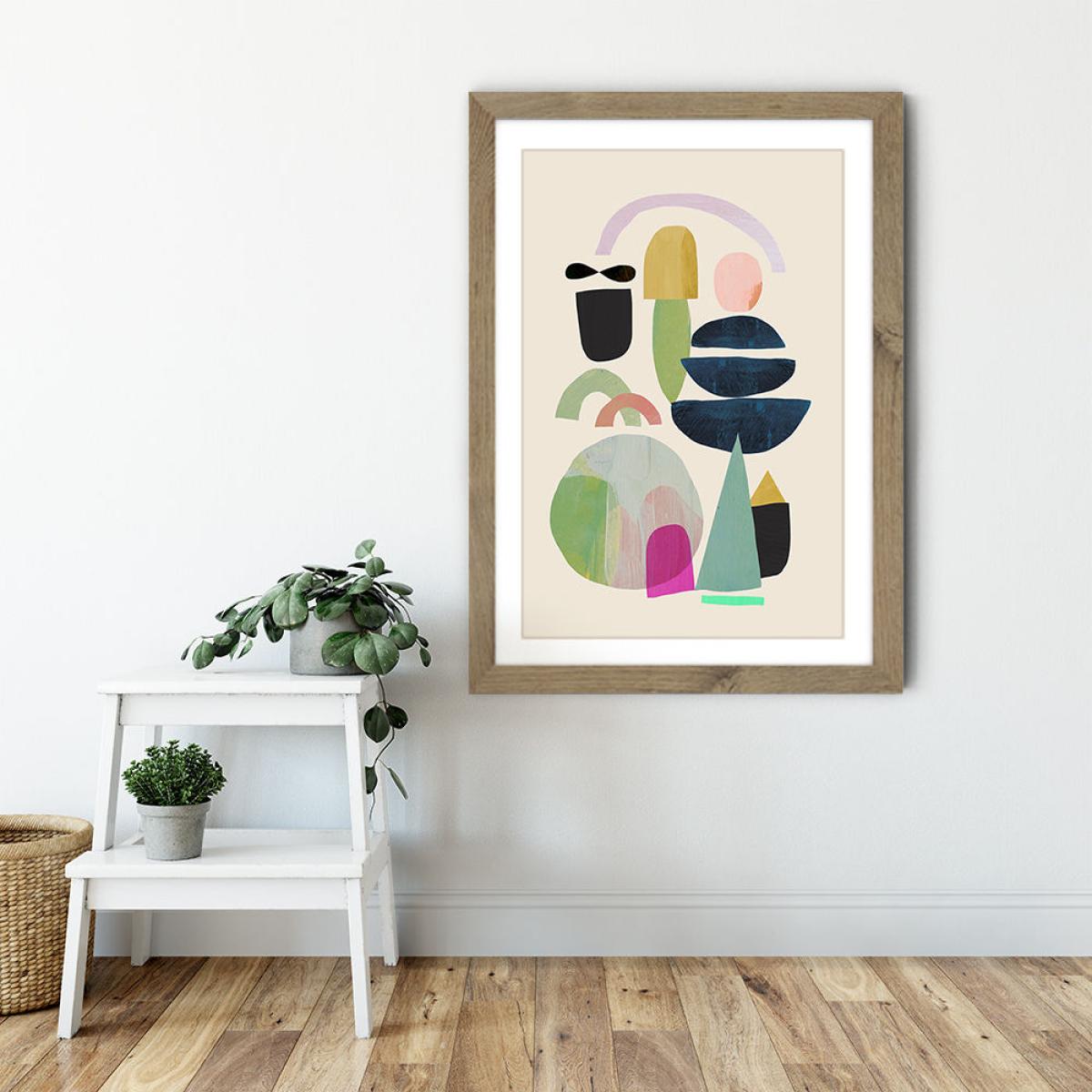Nord III Art Print Oak Frame – image 6