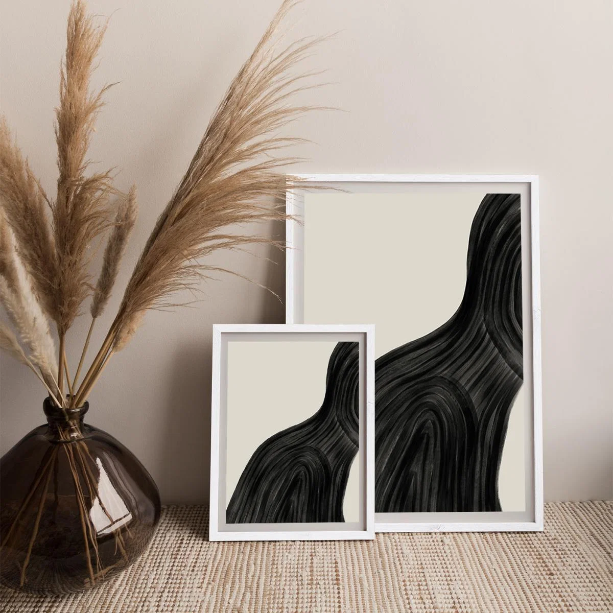 When You Left Art Print White Frame – image 6