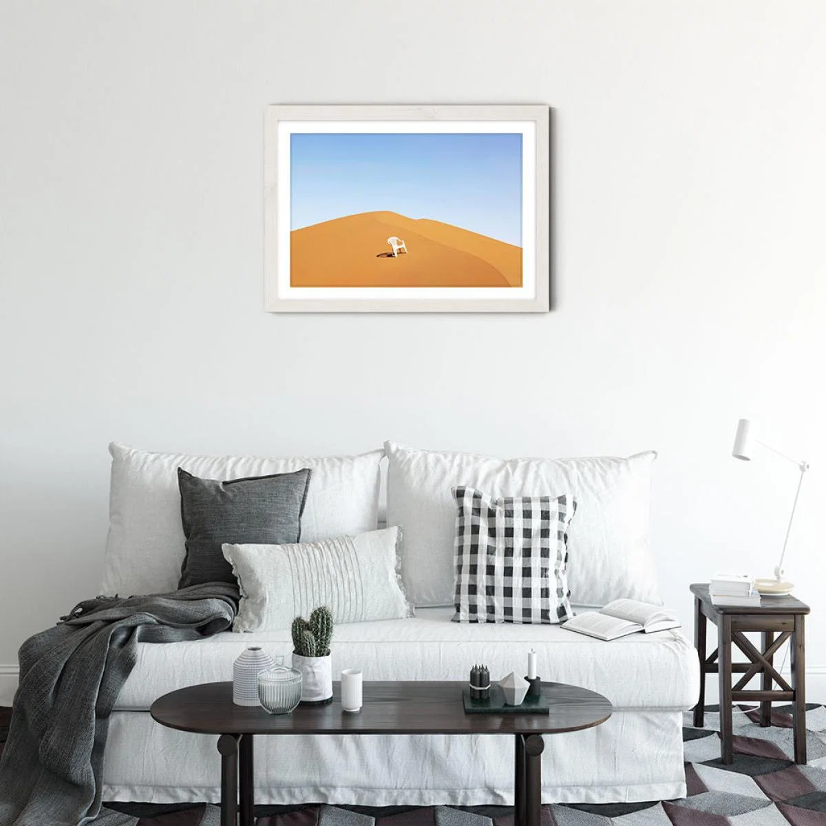 Escape Art Print White Frame – image 2