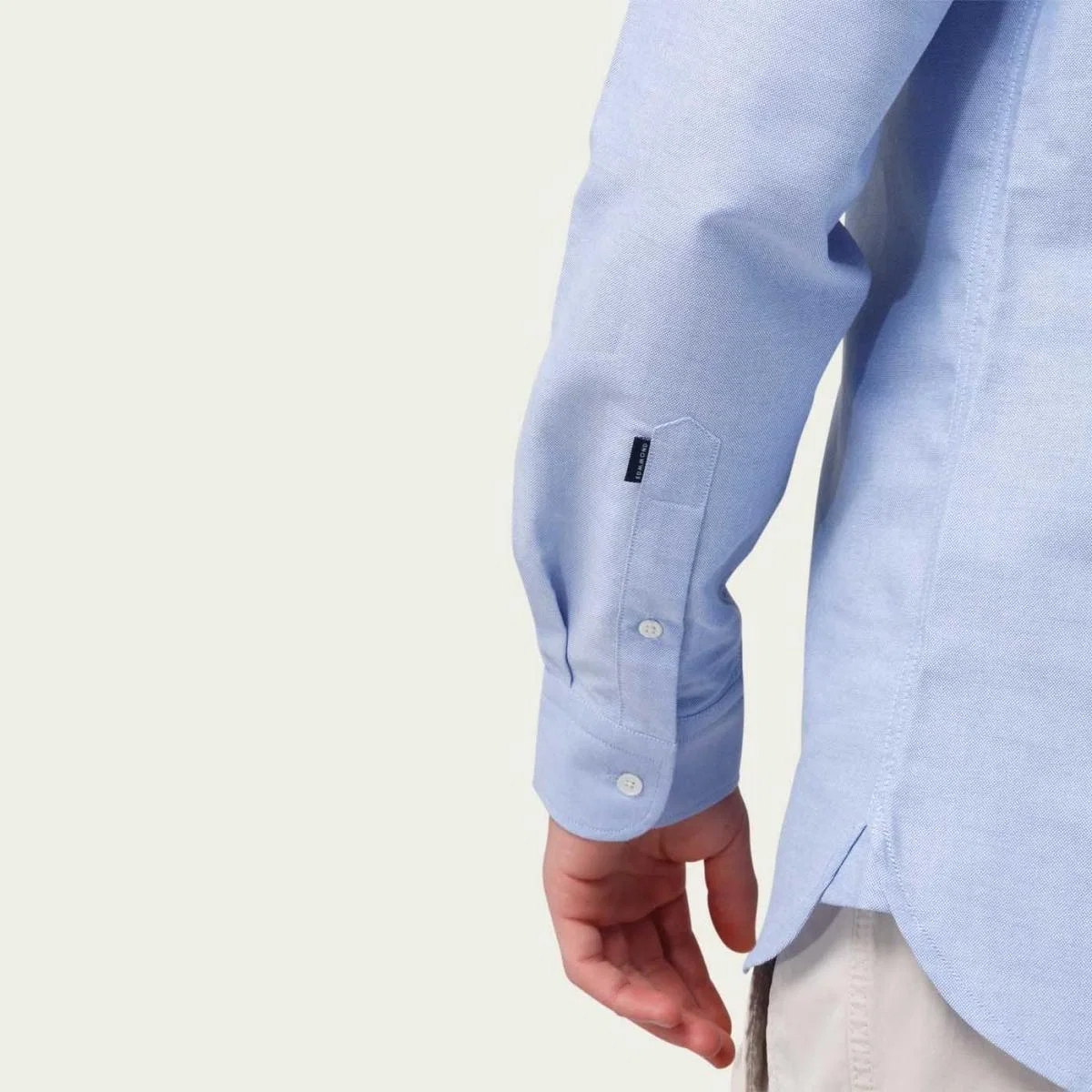 The Plain Light Blue Duck Button Down Shirt – image 3