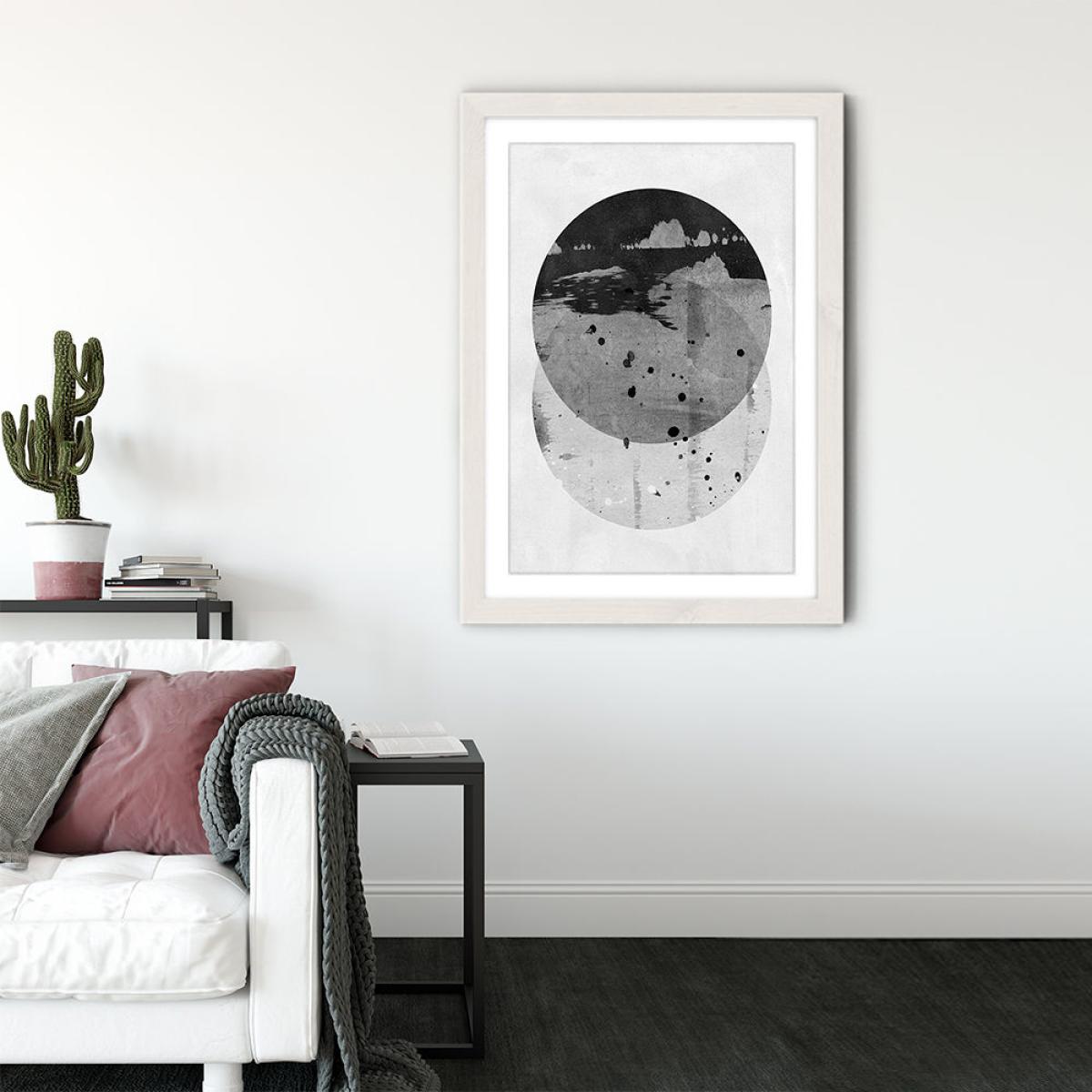 Geometry No. 3 Art Print White Frame – image 3