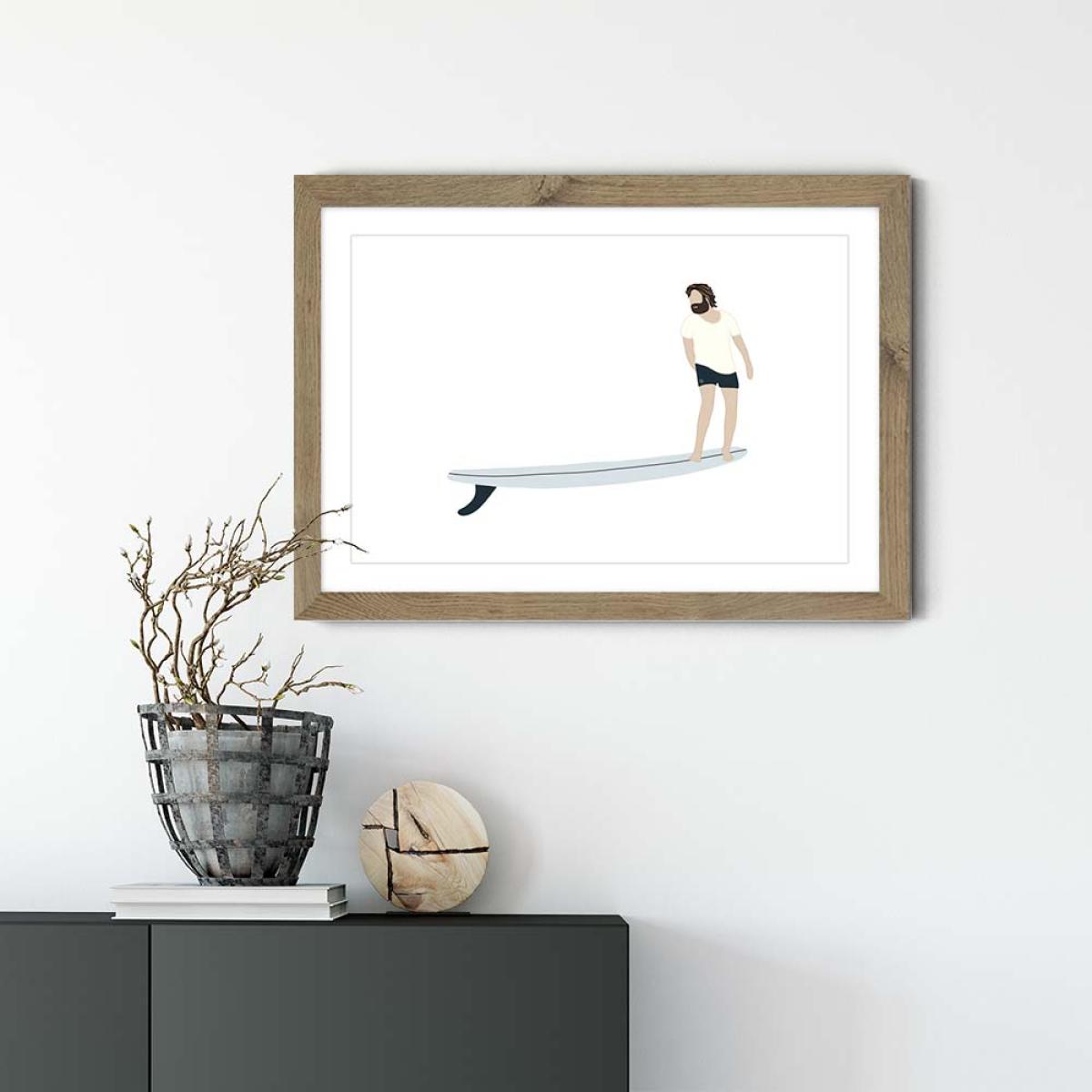 Easy Art Print Oak Frame – image 2