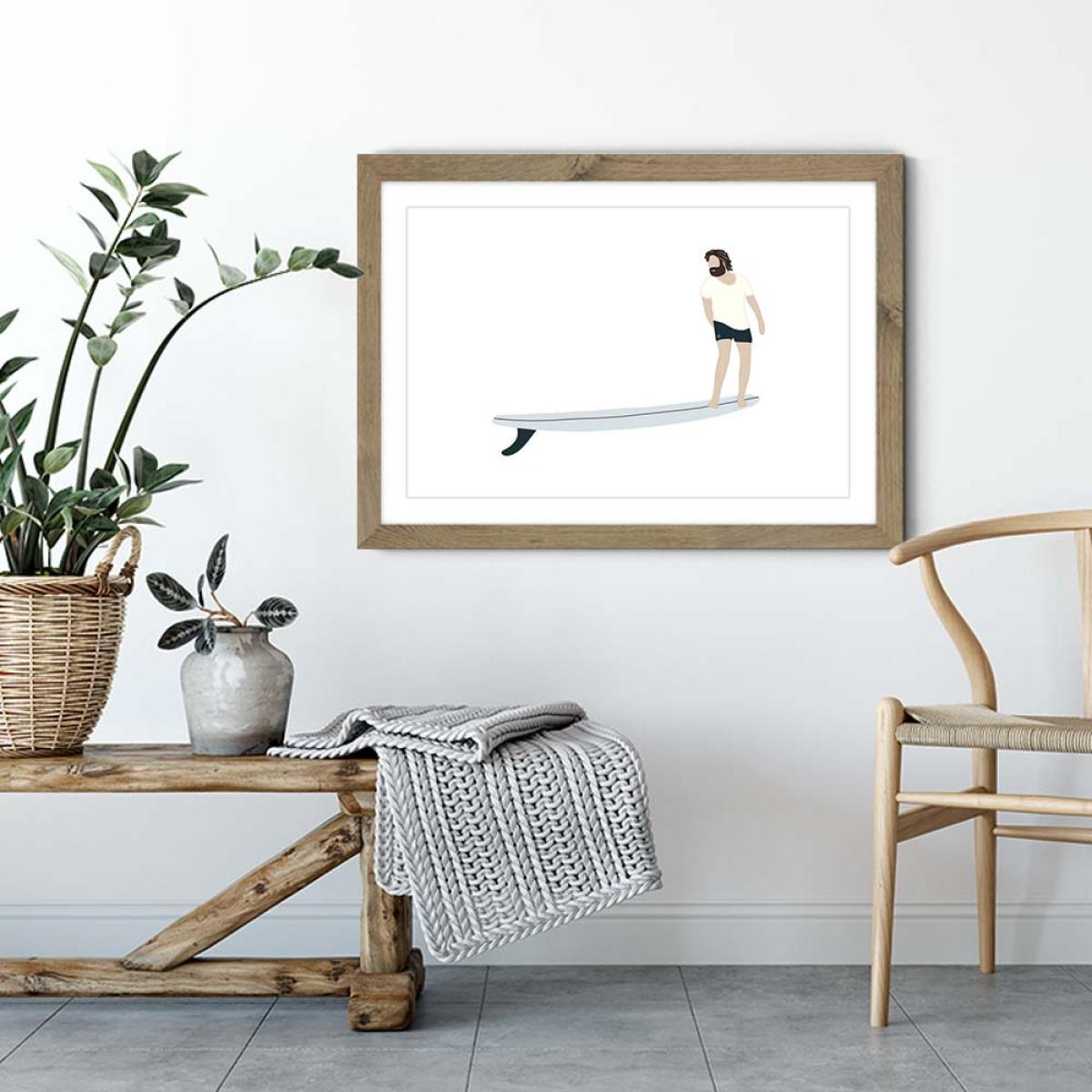 Easy Art Print Oak Frame – image 3