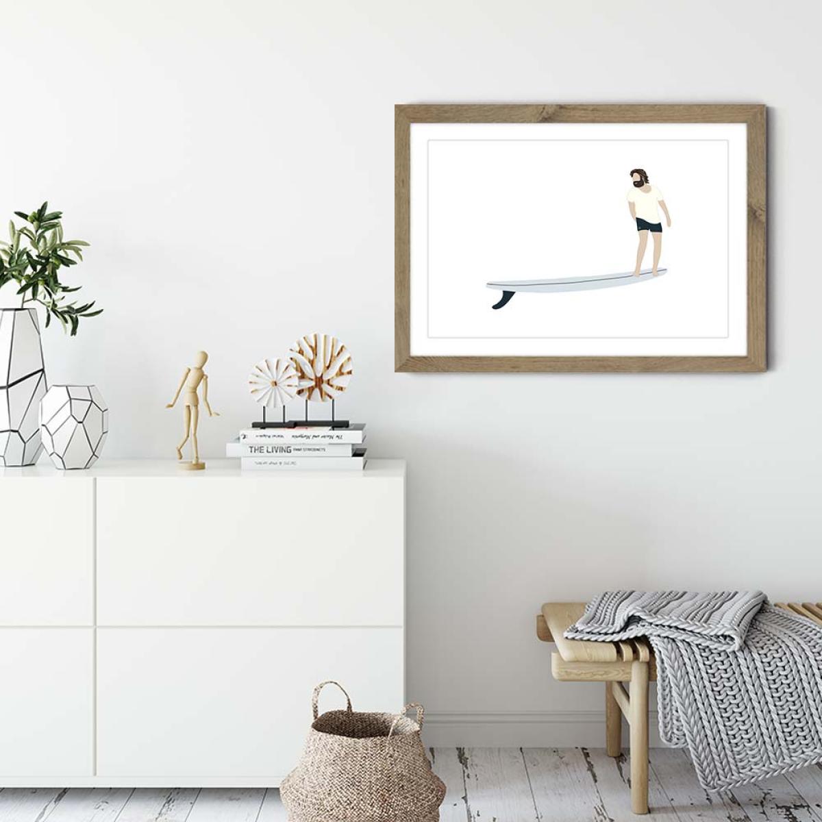 Easy Art Print Oak Frame – image 5
