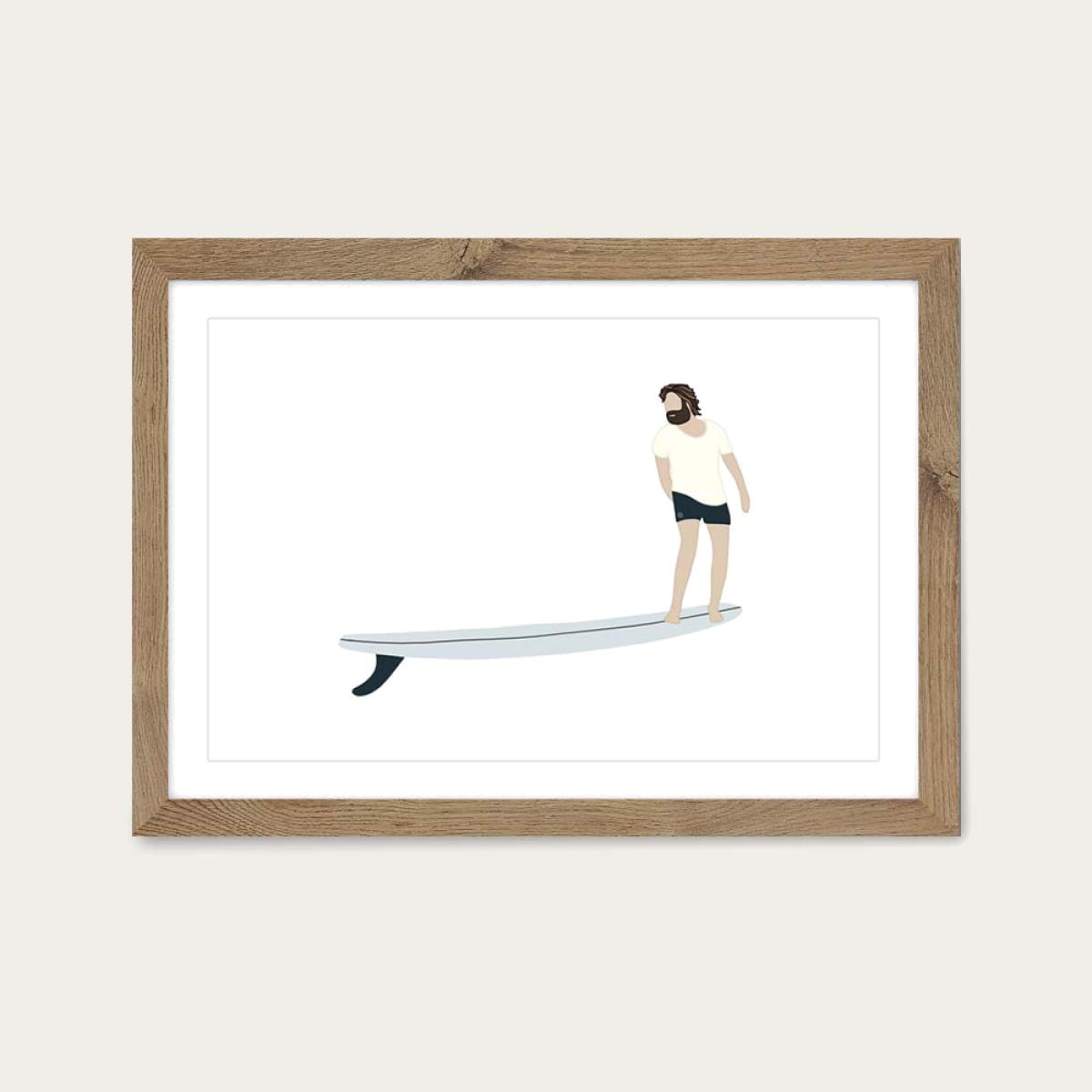 Easy Art Print Oak Frame – image 1
