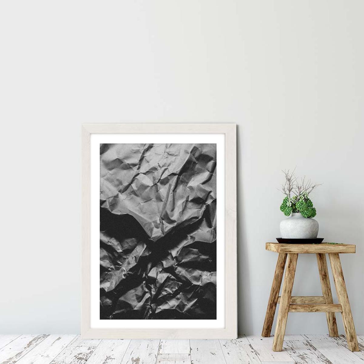 Crinkles Art Print White Frame – image 6