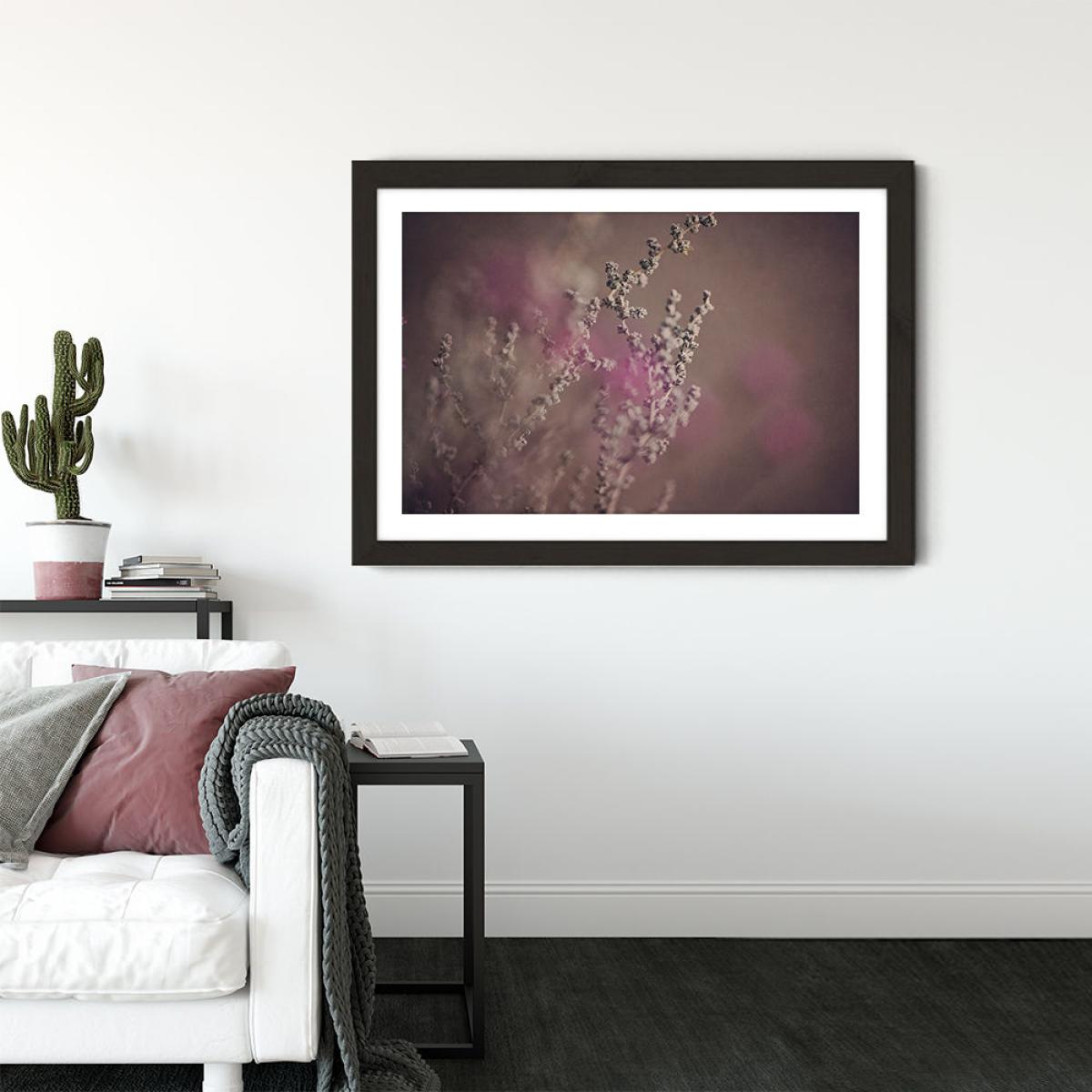 Warm Fynbos 3 Art Print Black Frame – image 2