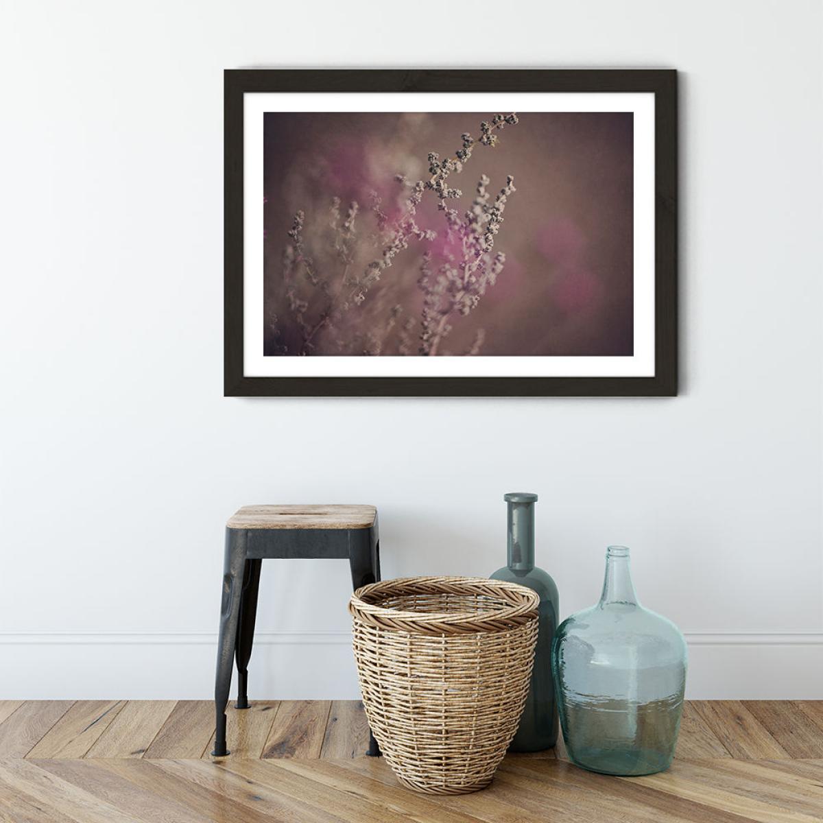 Warm Fynbos 3 Art Print Black Frame – image 3