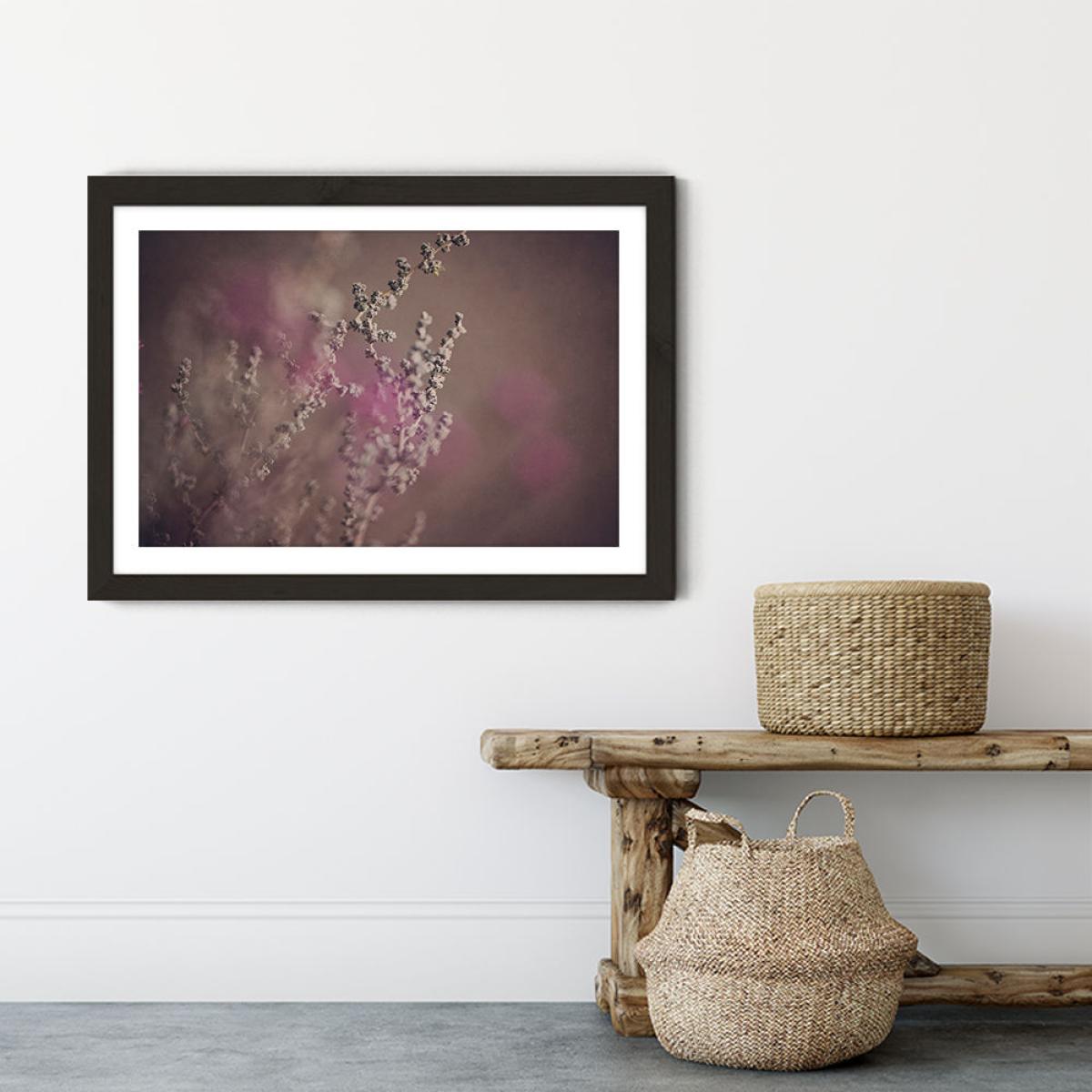 Warm Fynbos 3 Art Print Black Frame – image 4