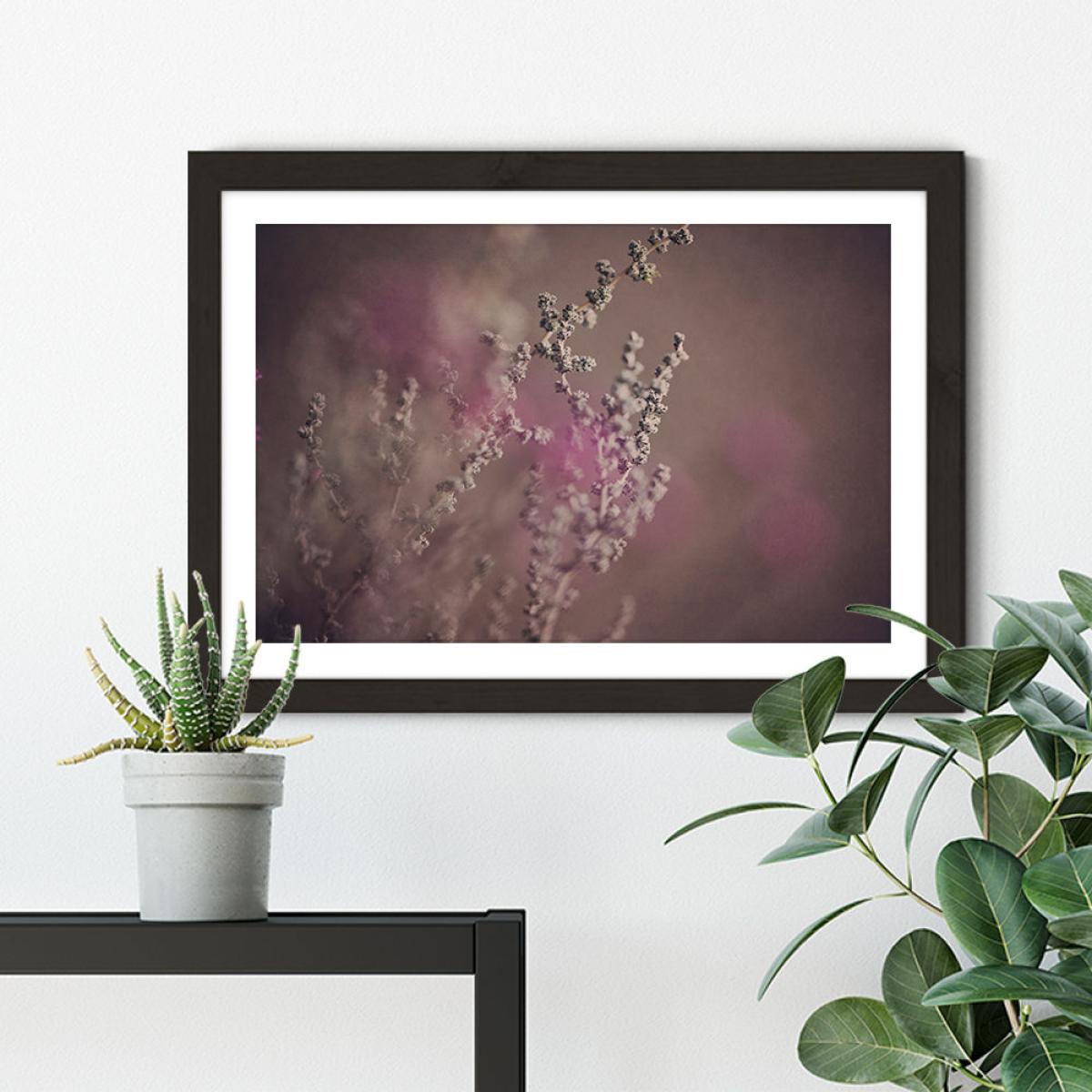 Warm Fynbos 3 Art Print Black Frame – image 6