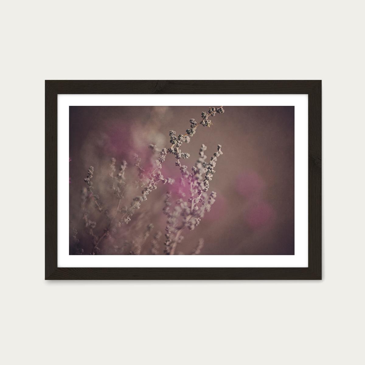 Warm Fynbos 3 Art Print Black Frame – image 1