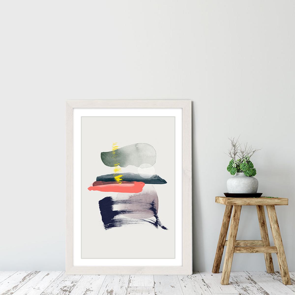 Drive Art Print White Frame – image 2