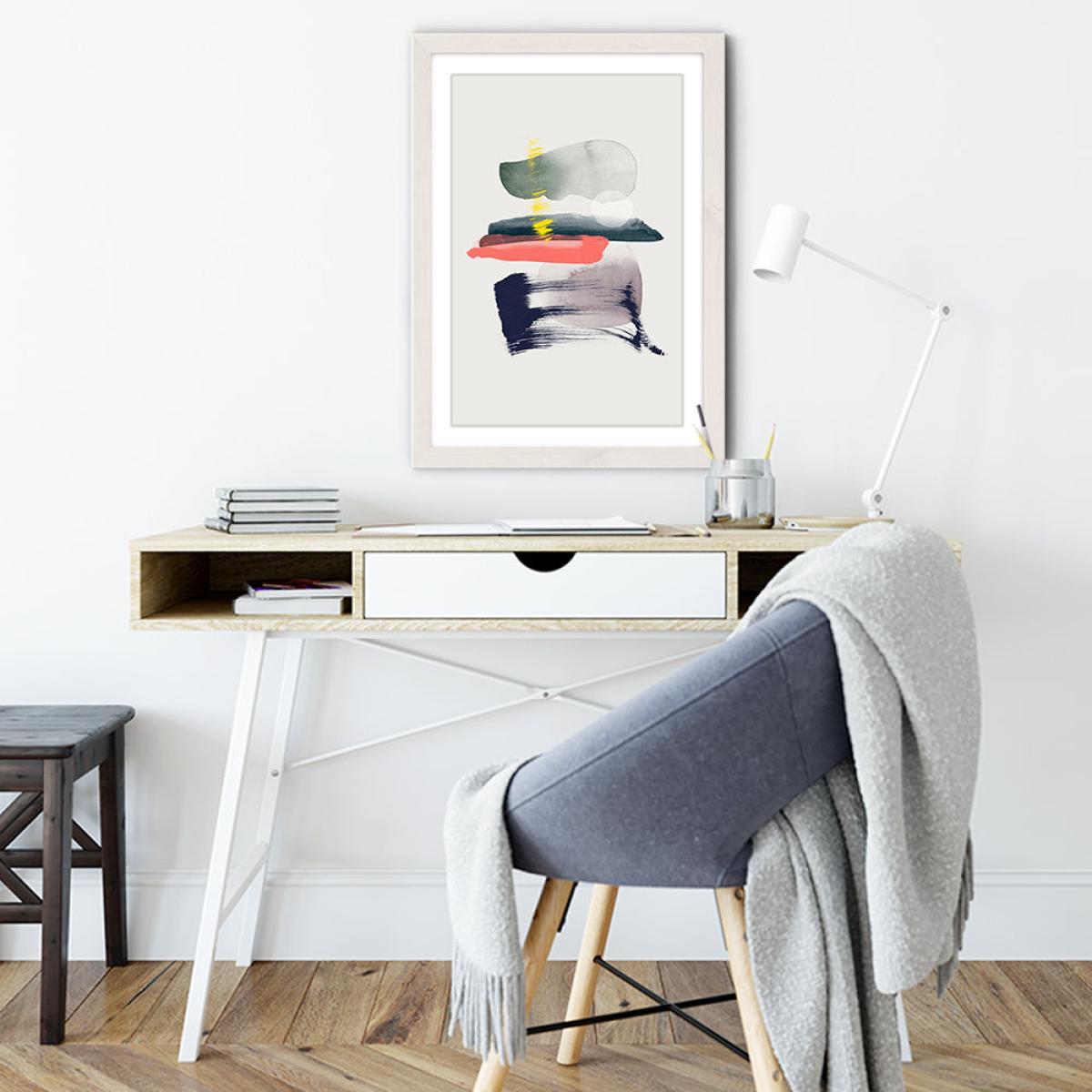 Drive Art Print White Frame – image 3