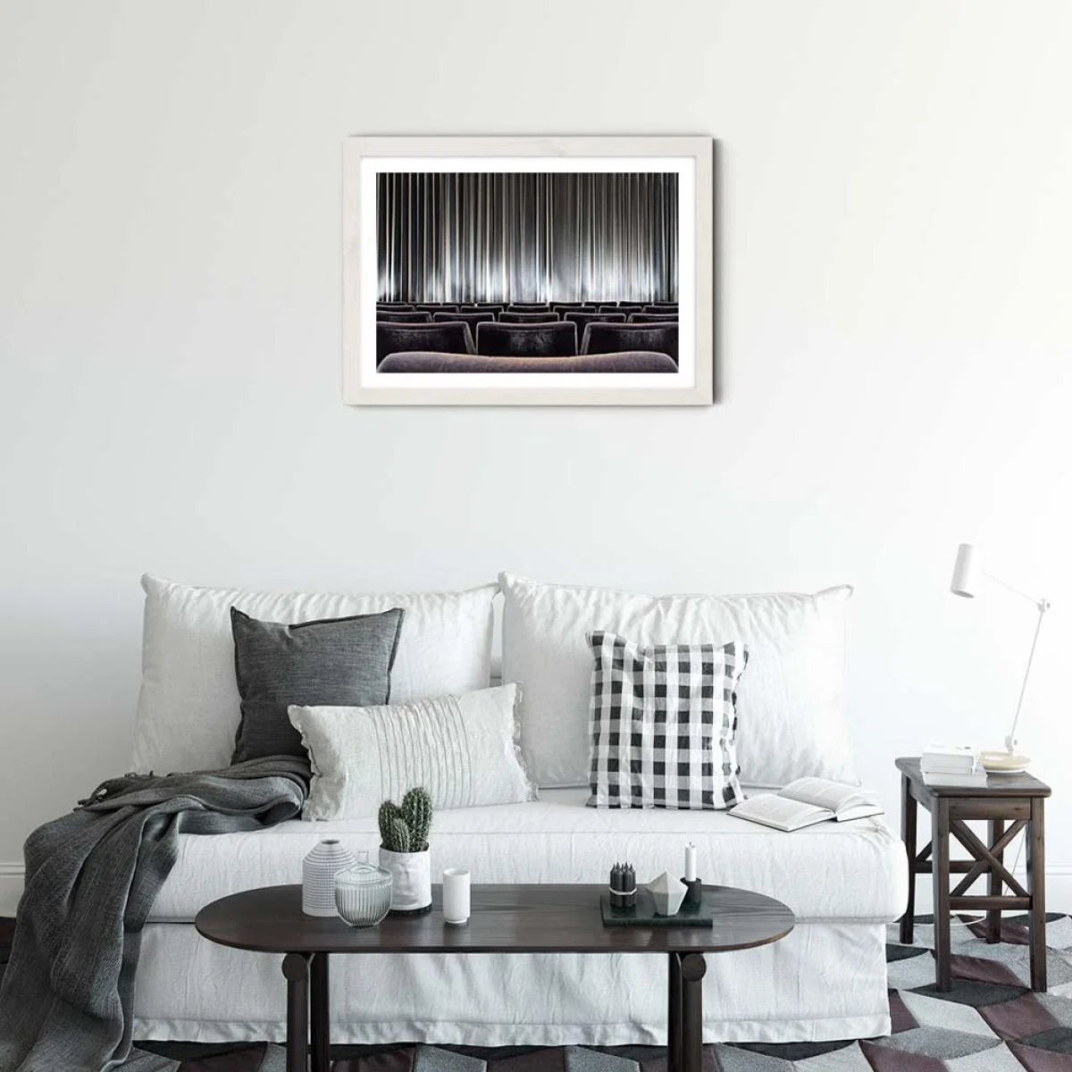 Vorhang International Art Print White Frame – image 2