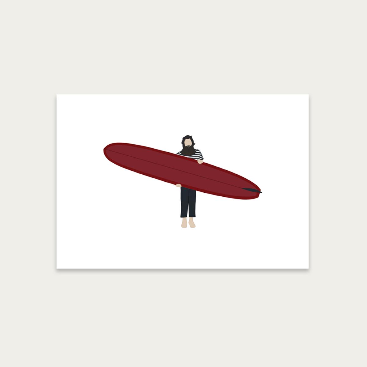 Big Red Art Print Unframed
