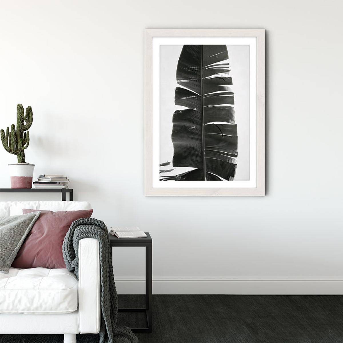 Tropical Jungle Vibes Art Print White Frame – image 2