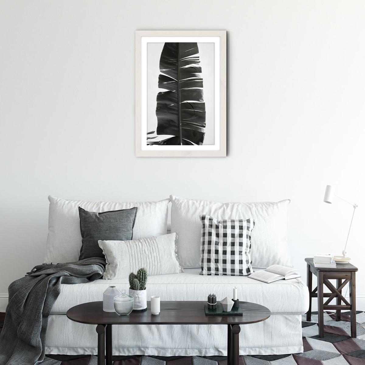 Tropical Jungle Vibes Art Print White Frame – image 3