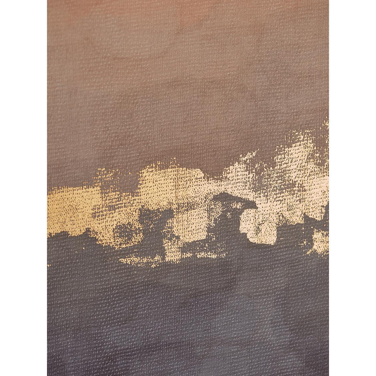 Sunset Abstract Canvas – image 3