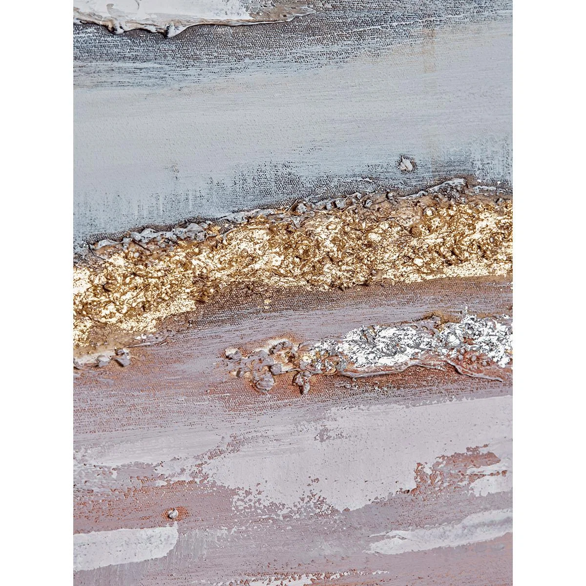 Two Blush & Gold Canvases – image 2