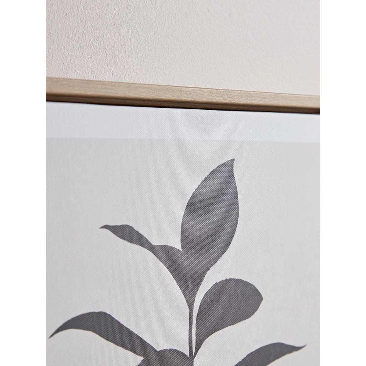 Two Monochrome Leaf Canvases – image 3