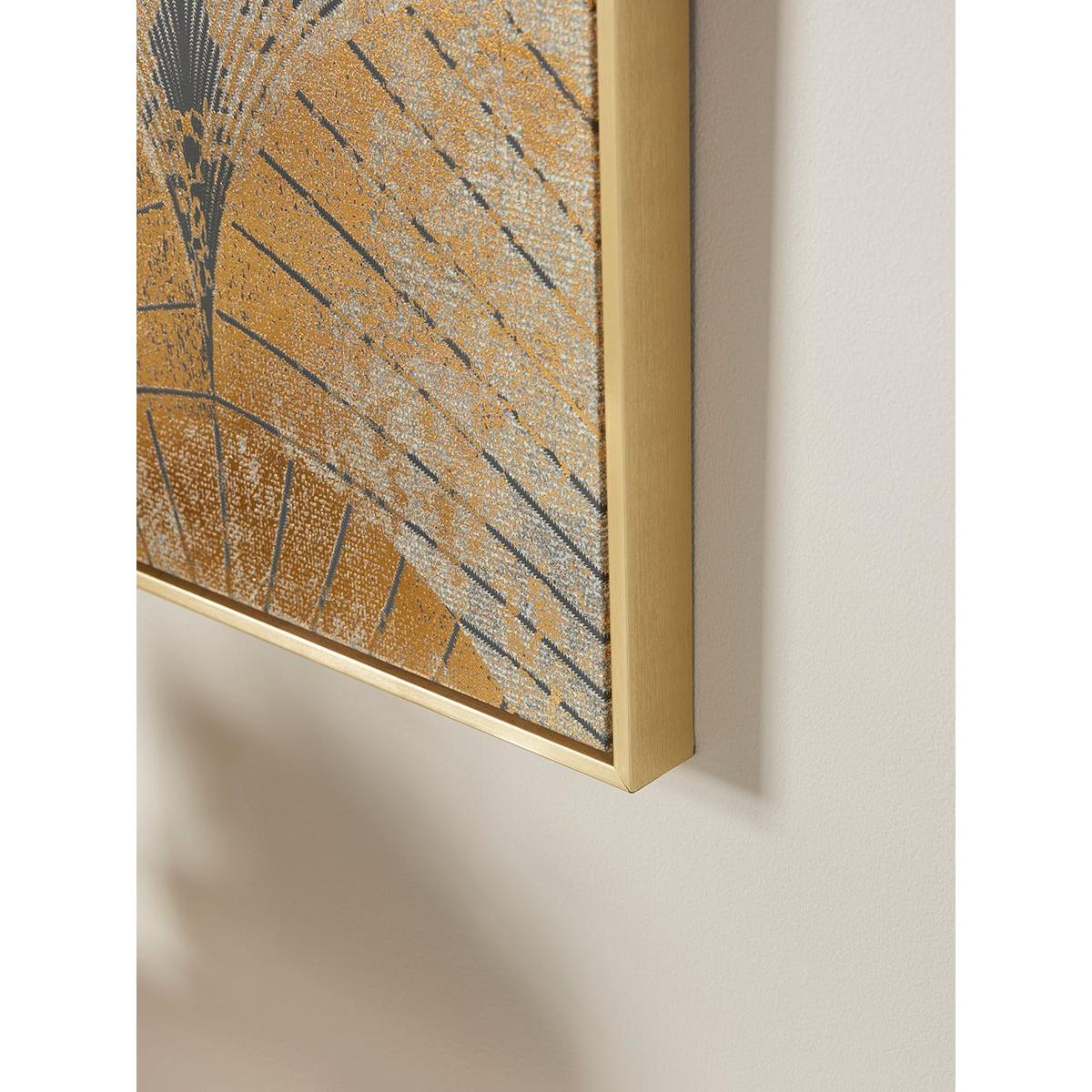Abstract Gold Leaf Canvas – image 3