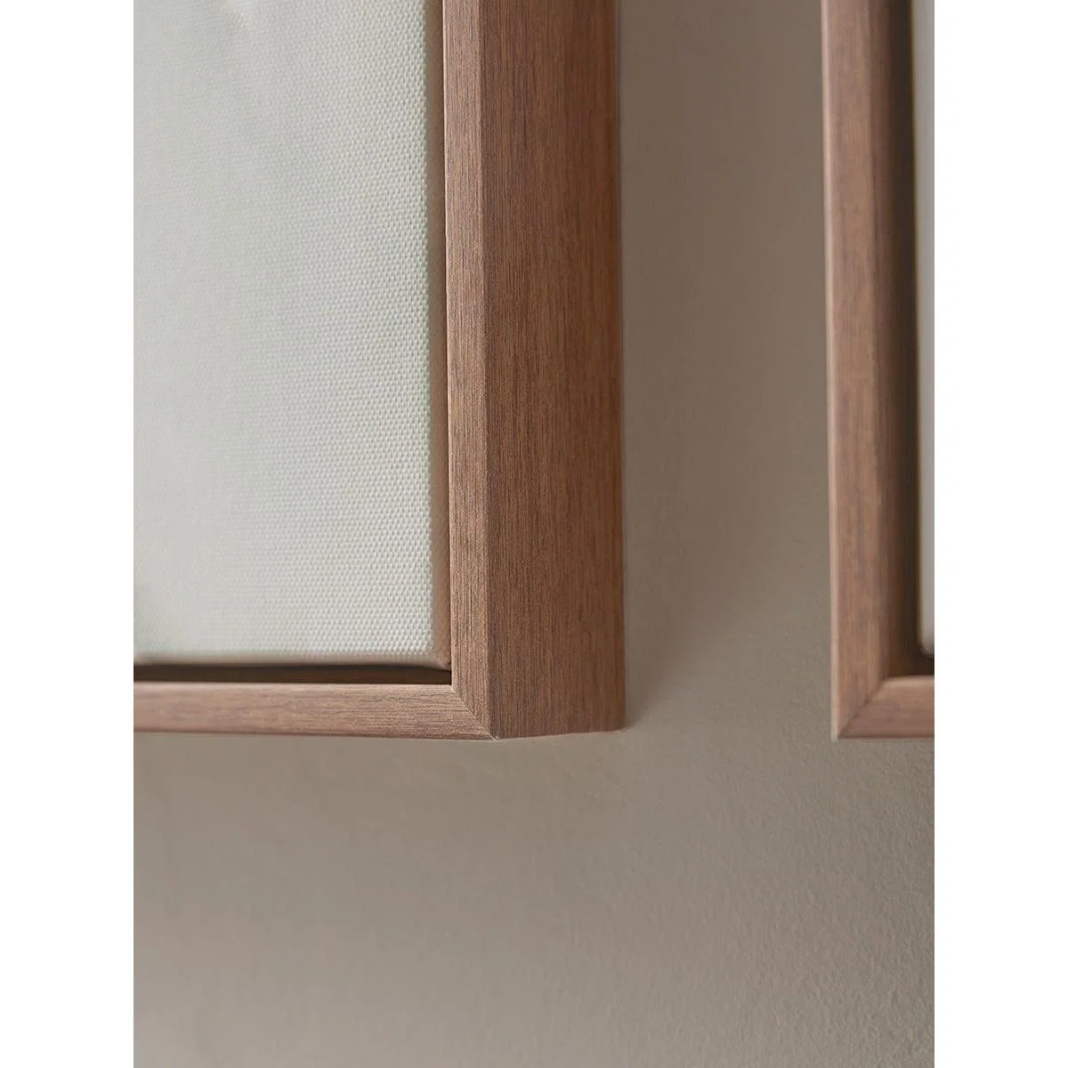 Two Framed Leaf Canvases – image 4