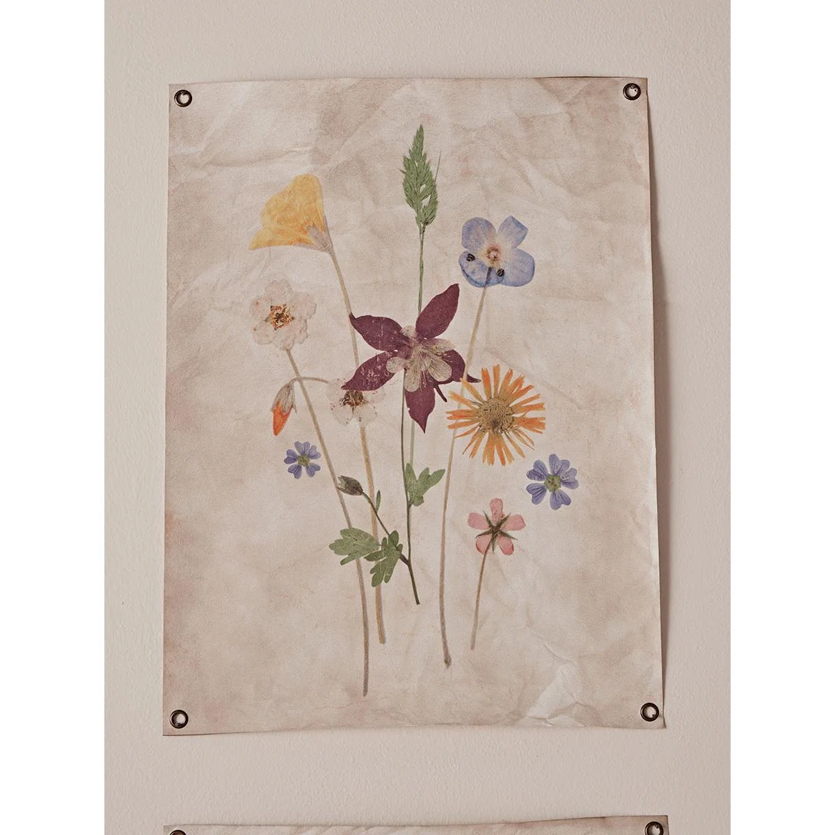 Pressed Flower Canvas Triptych – image 4