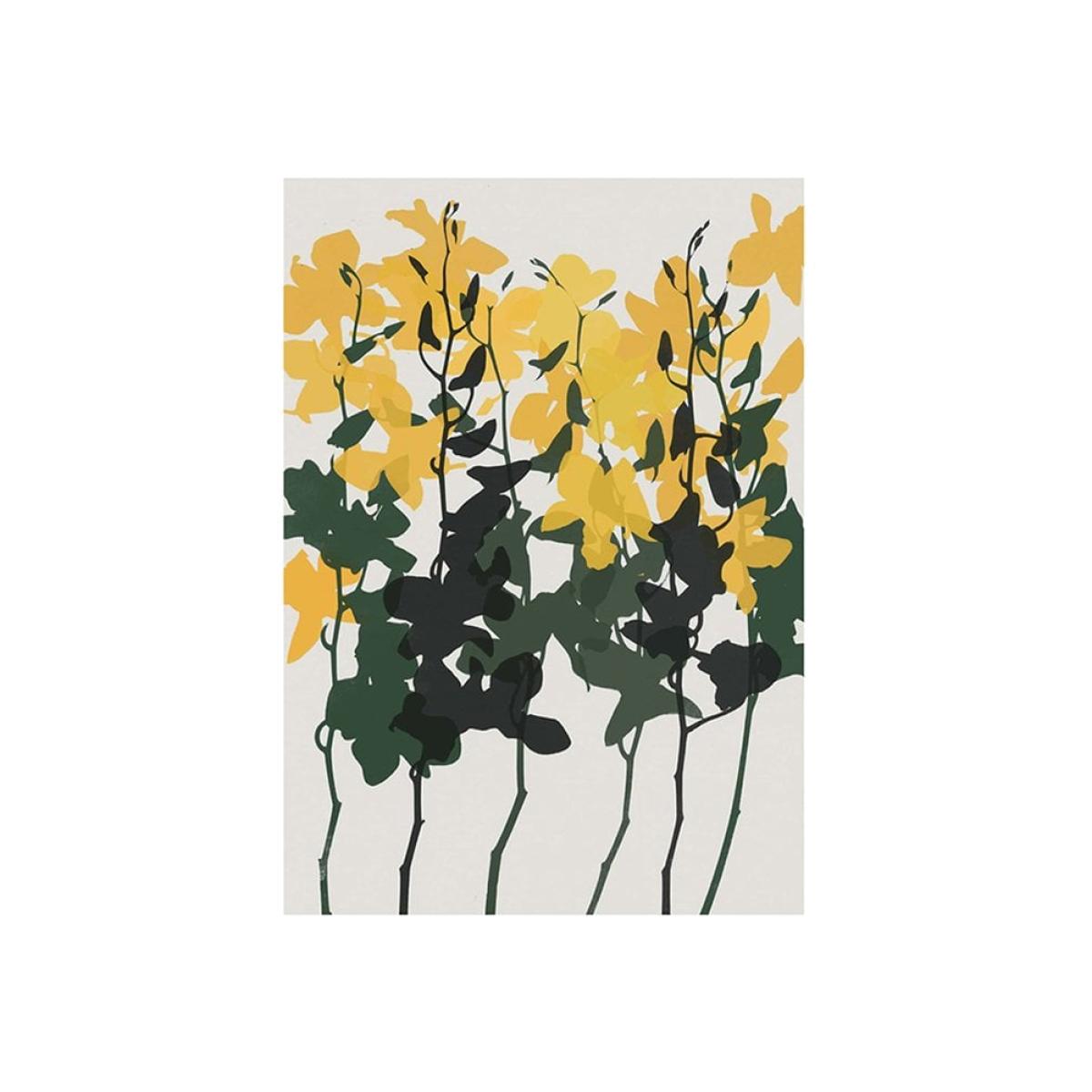 Orchids In Bloom, Graphic Print Colour: Unframed, Size: A1