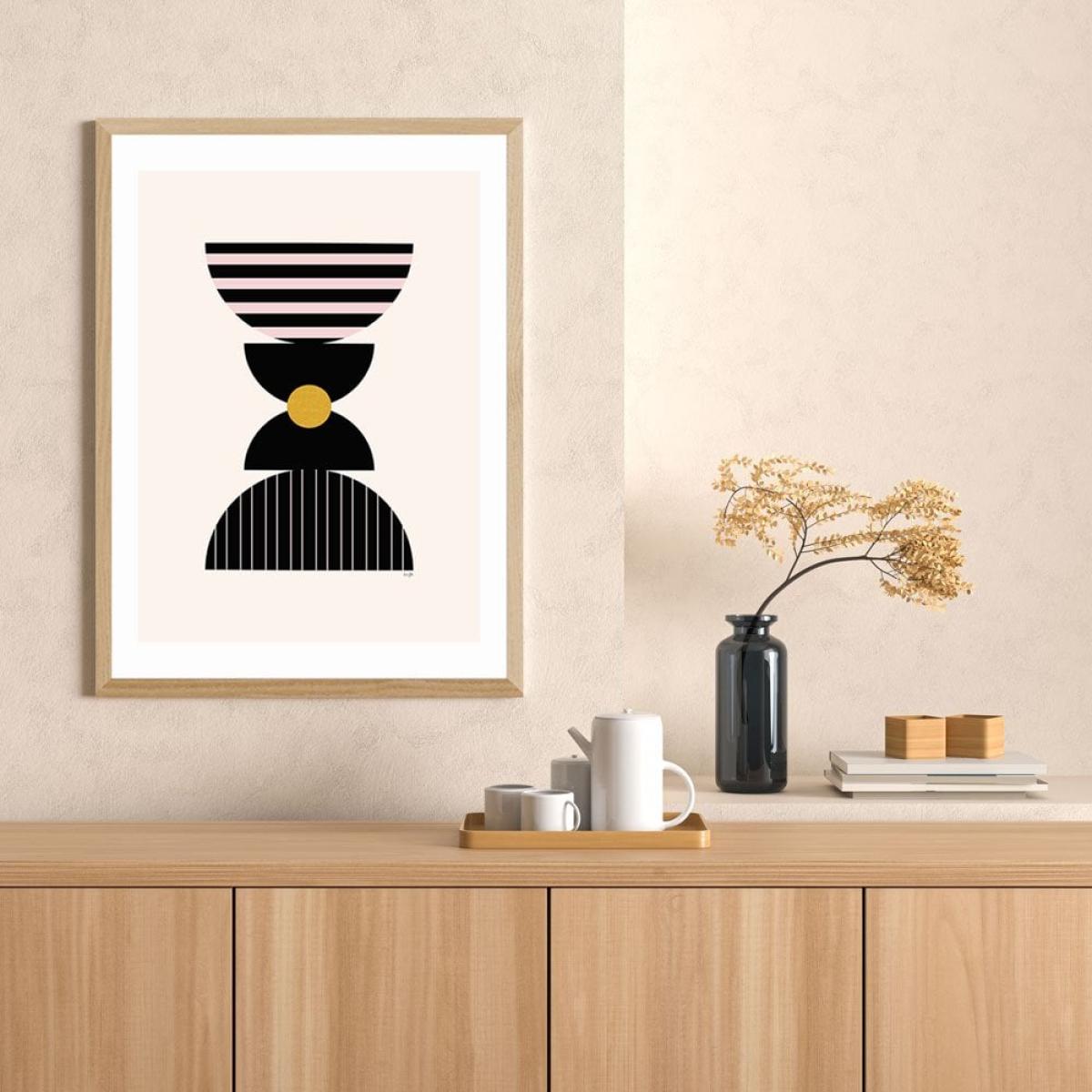 Art of Balance, Graphic Print Colour: White, Size: A2 – image 2